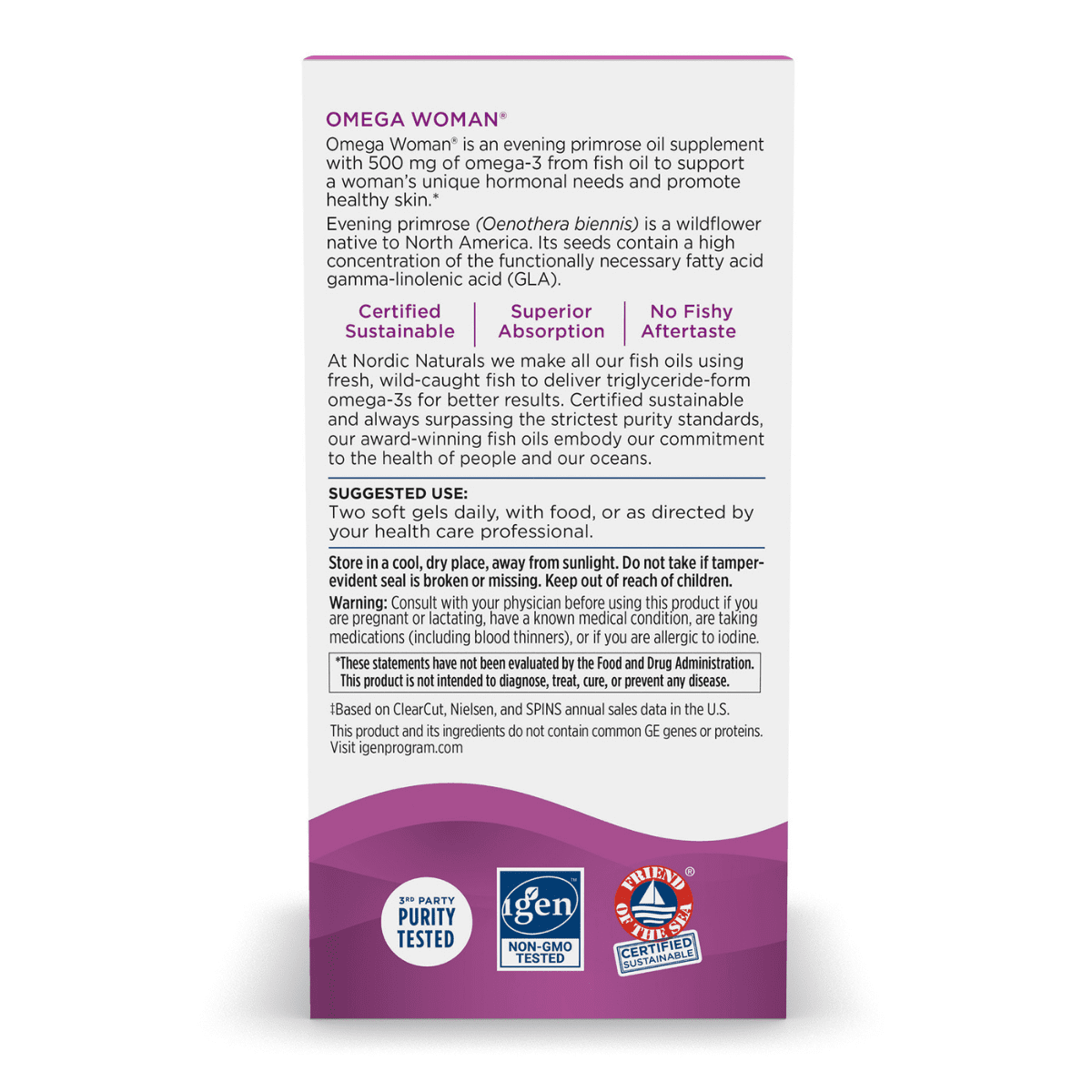 Nordic Naturals - Omega Woman - Lemon 120sg