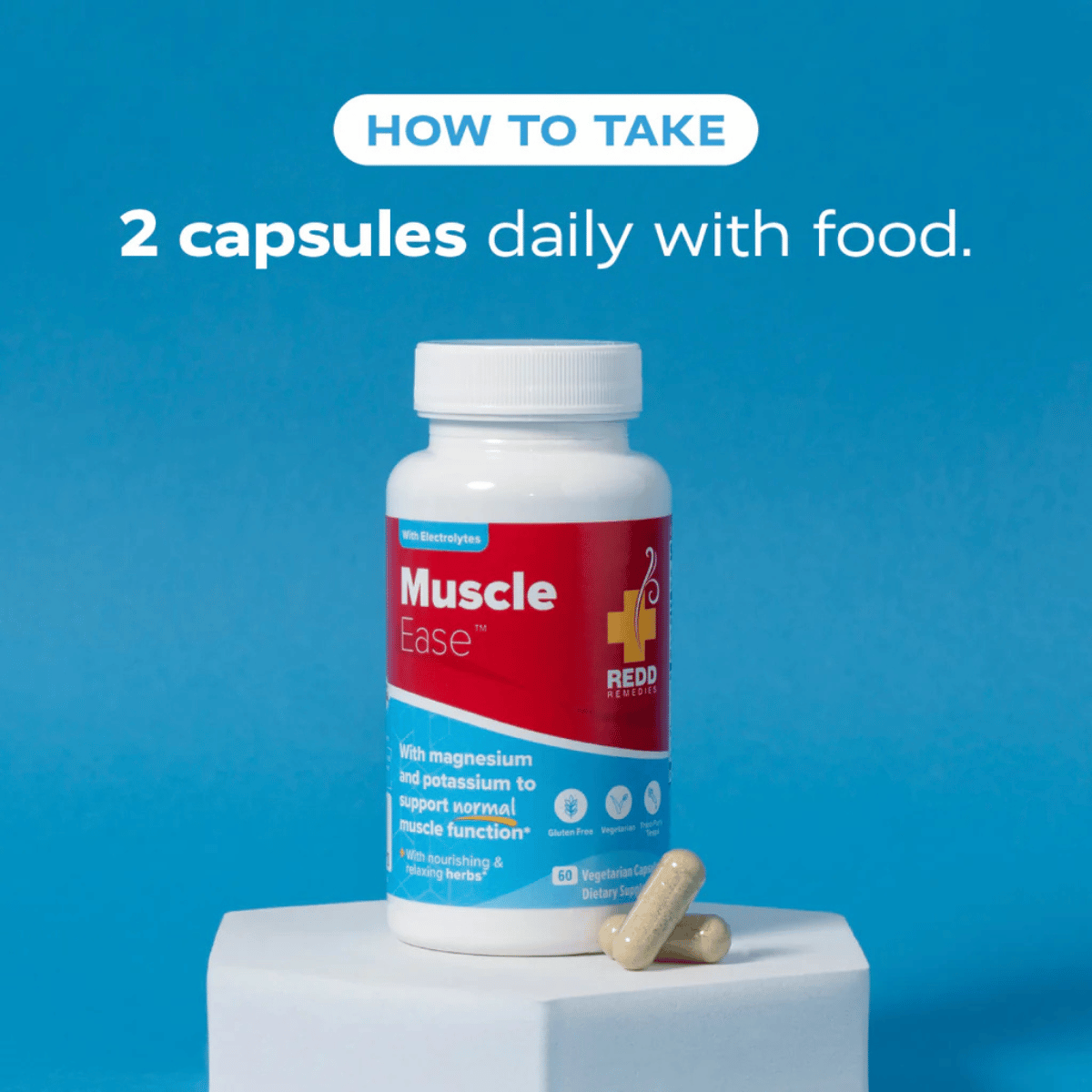 Redd Remedies - Muscle Ease 60vc