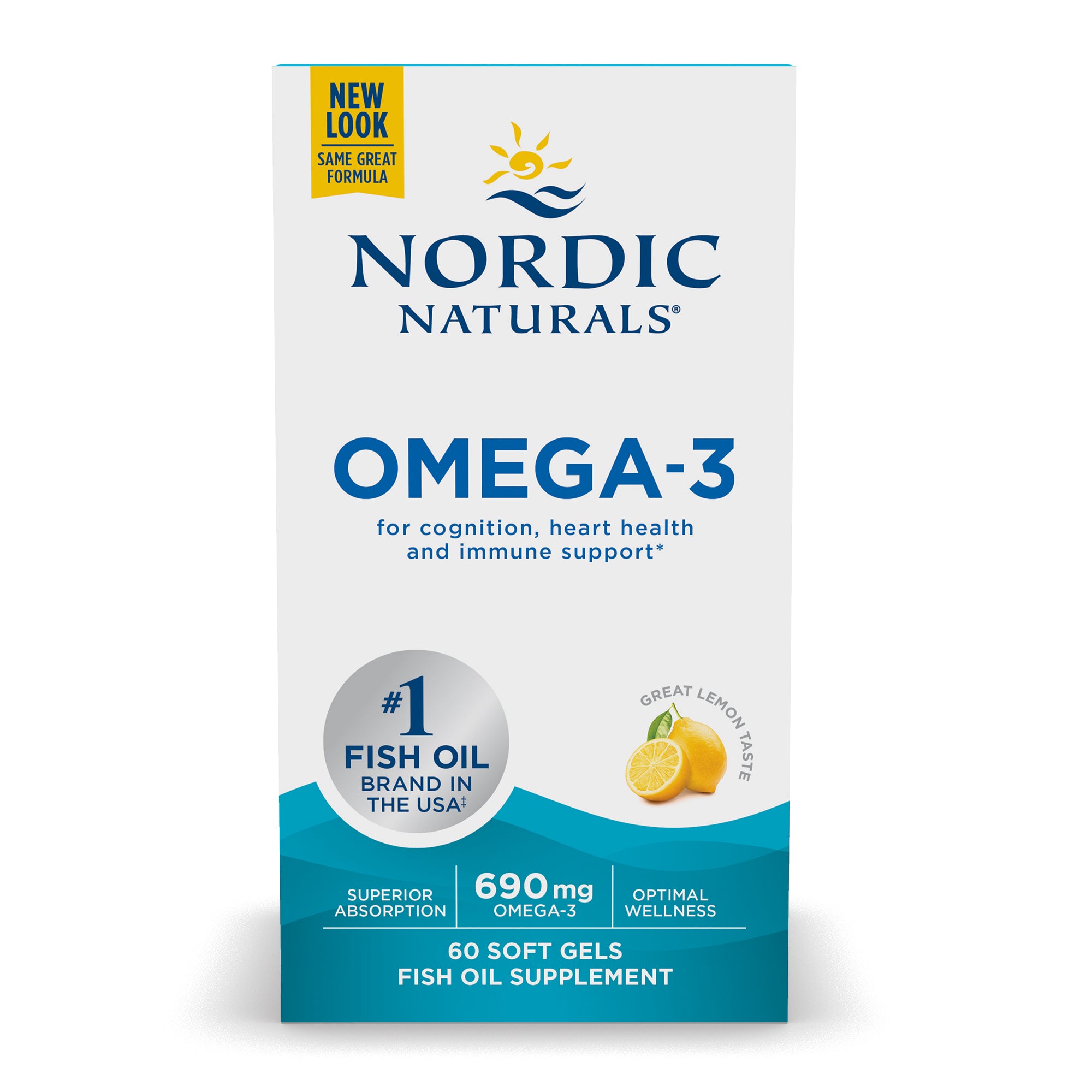 Nordic Naturals - Omega-3 Liquid - Lemon - 237ml