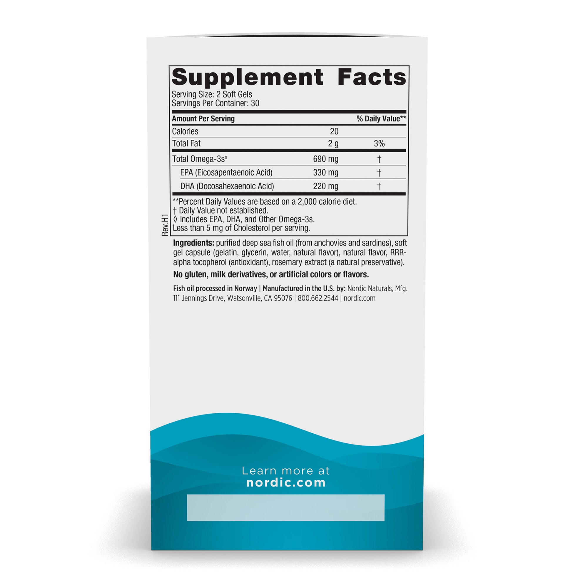 Nordic Naturals - Omega-3 Liquid - Lemon - 237ml