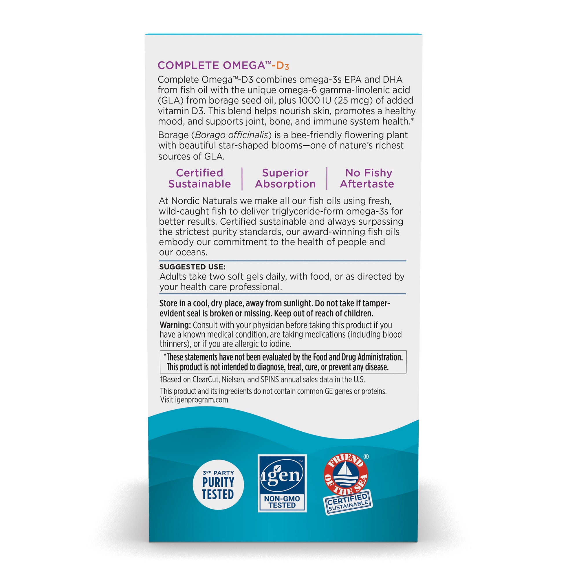 Nordic Naturals - Complete Omega D3 60sg