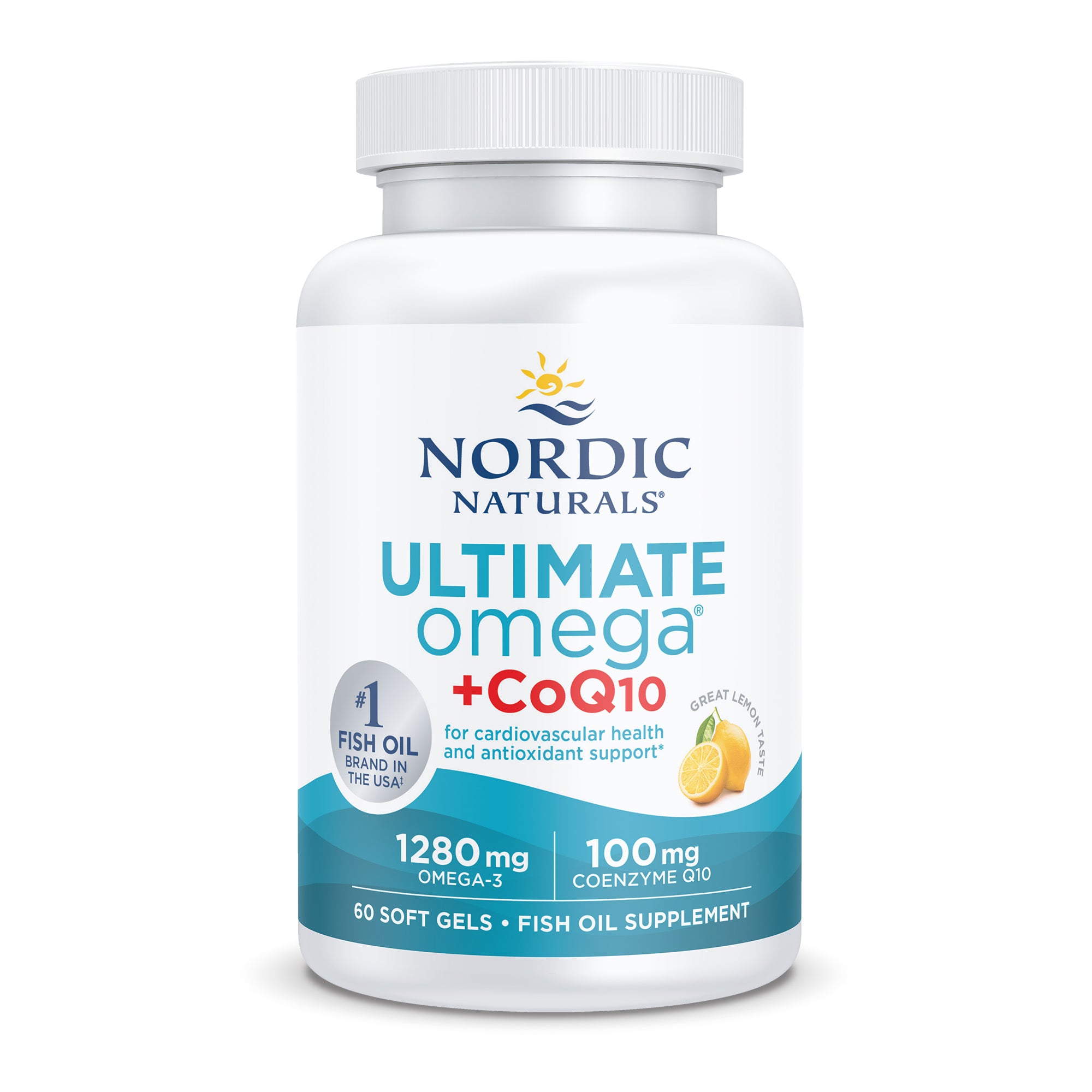 Nordic Naturals - Ultimate Omega® + CoQ10 - Unflavoured 60sg