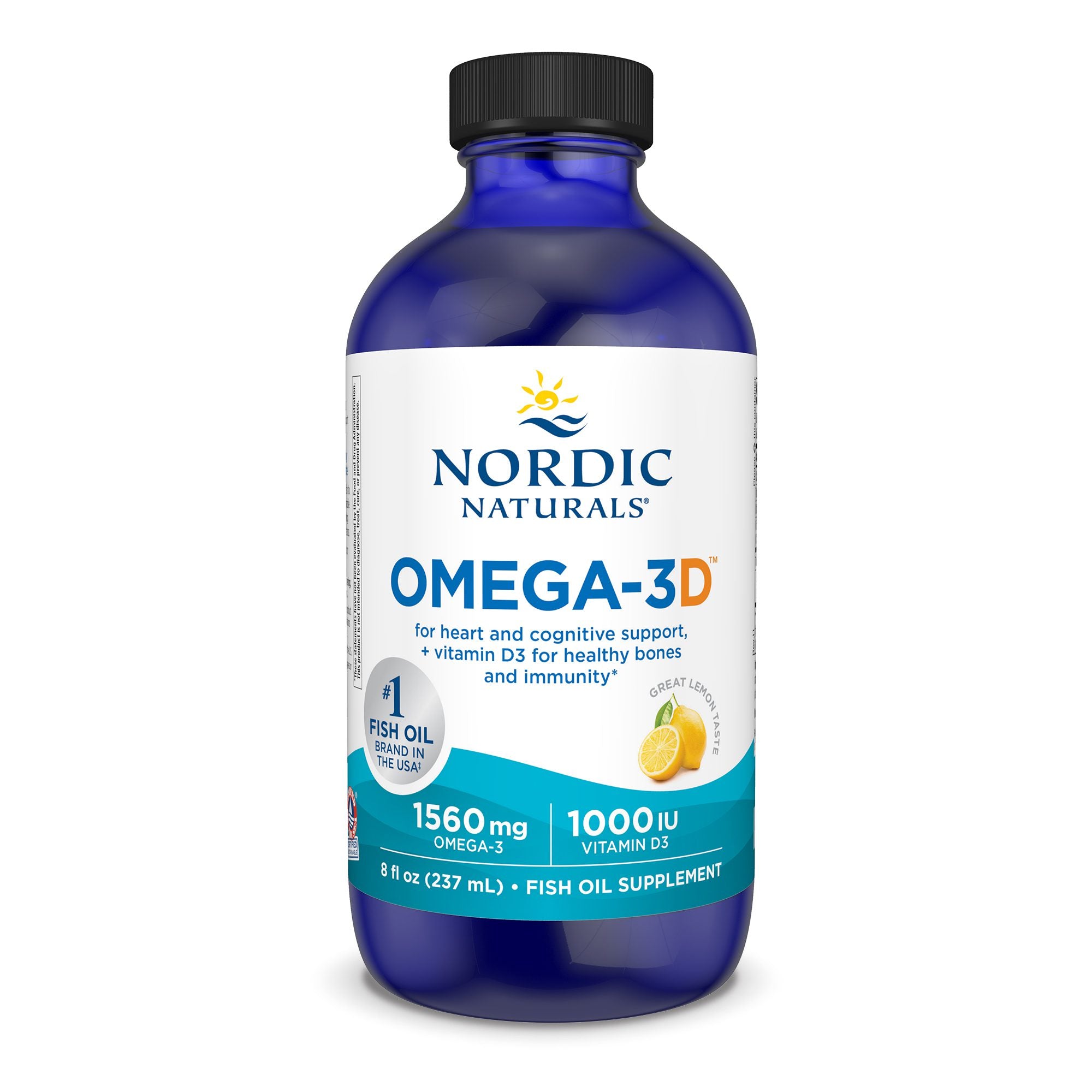 Nordic Naturals - Omega-3D - Lemon, 60sg