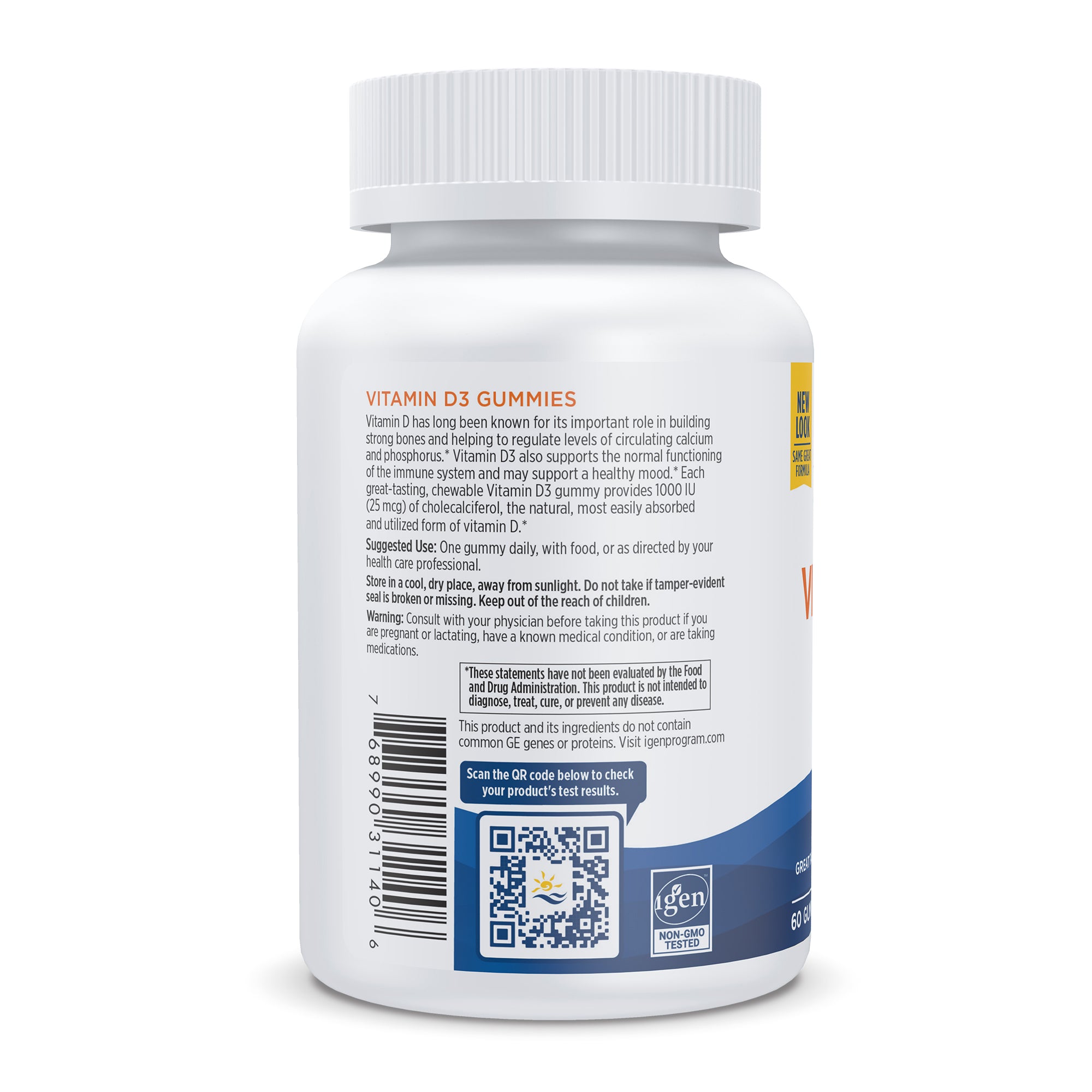 Nordic Naturals - Vitamin D3 Gummies - Wild Berry 60 gummies