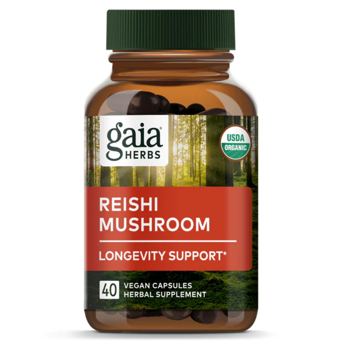 Gaia Herbs - Reishi Mushroom 40vc