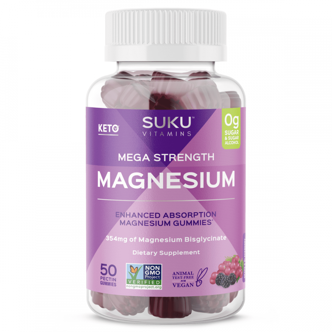 SUKU Vitamins - Mega Strength Magnesium 50 gummies