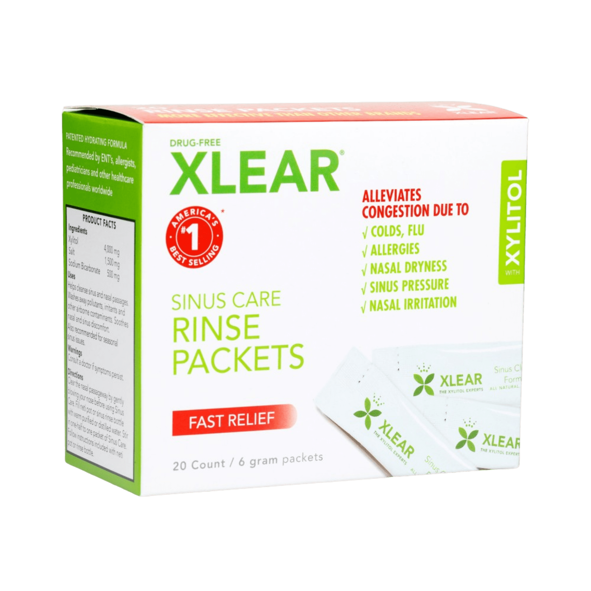 Xlear - Sinus Rinse Solution Refills 50pk