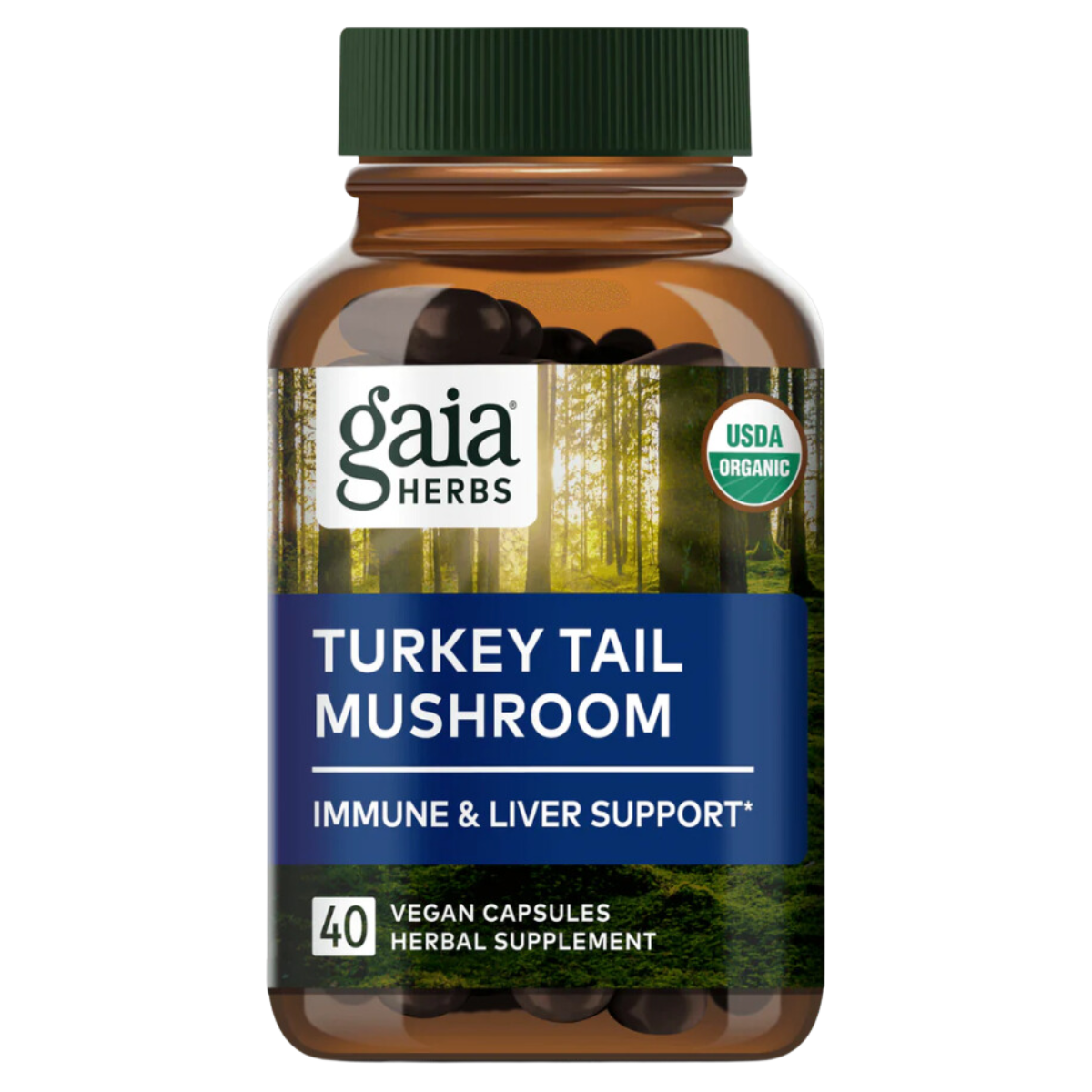 Gaia Herbs - Turkey Tail Mushroom 40vc