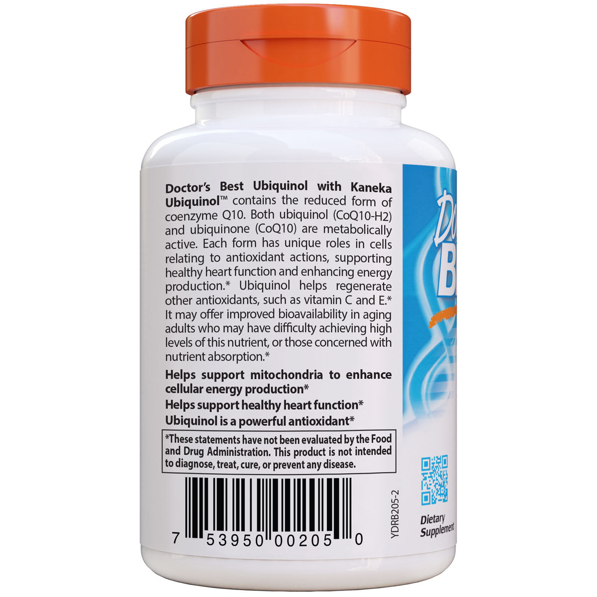 Doctor's Best - Ubiquinol with Kaneka Ubiquinol (100mg) 60sg