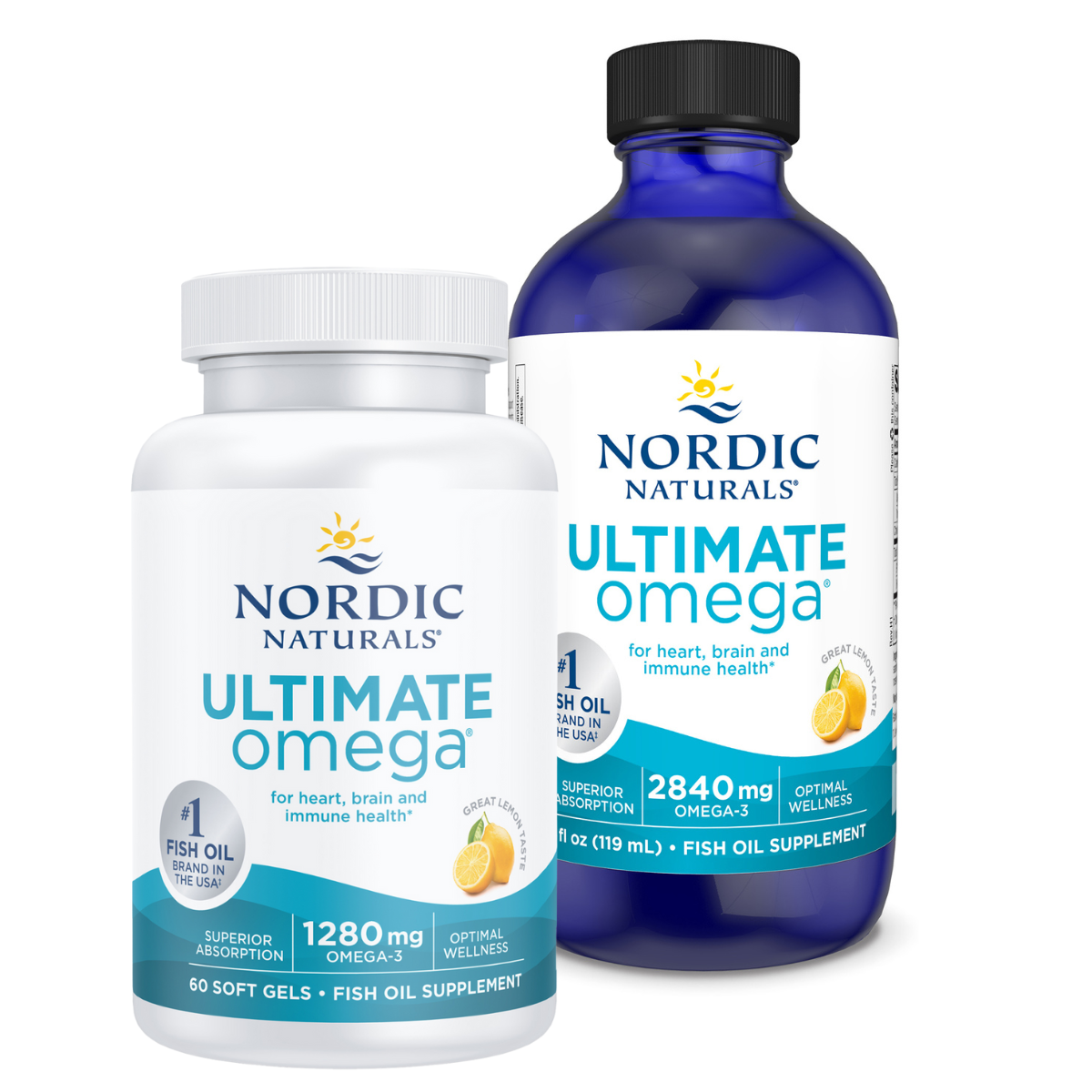 Nordic Naturals - Ultimate Omega® Liquid - Lemon - 119ml