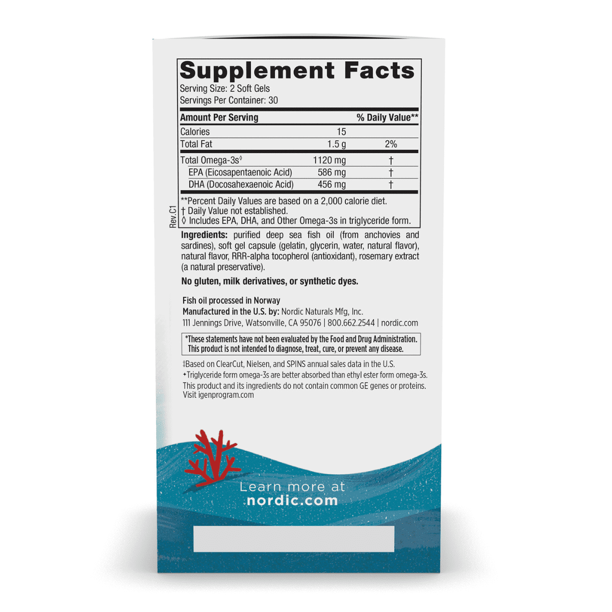 Nordic Naturals - Ultimate Omega® 2X TEEN - Strawberry 60sg