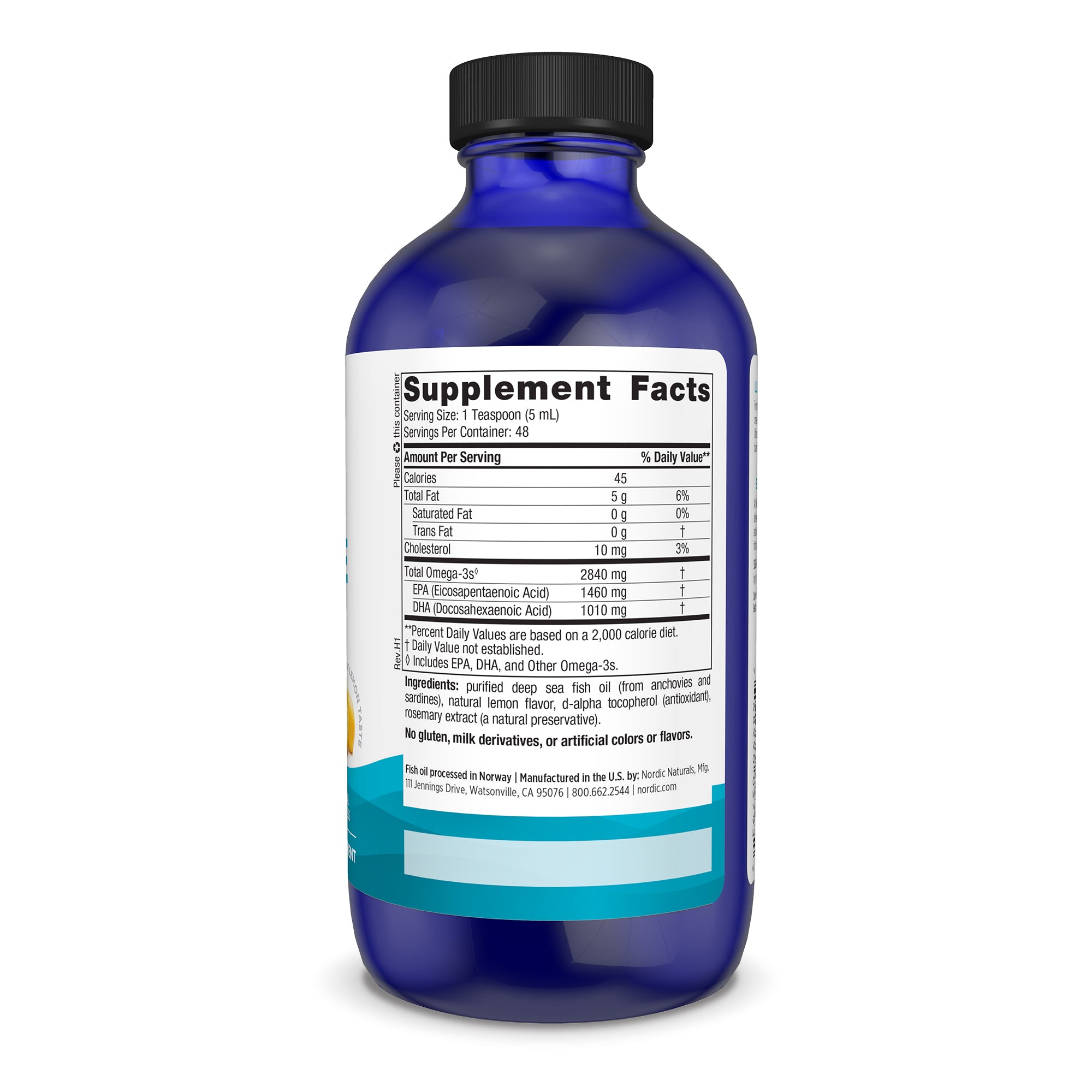 Nordic Naturals - Ultimate Omega® Liquid - Lemon - 119ml