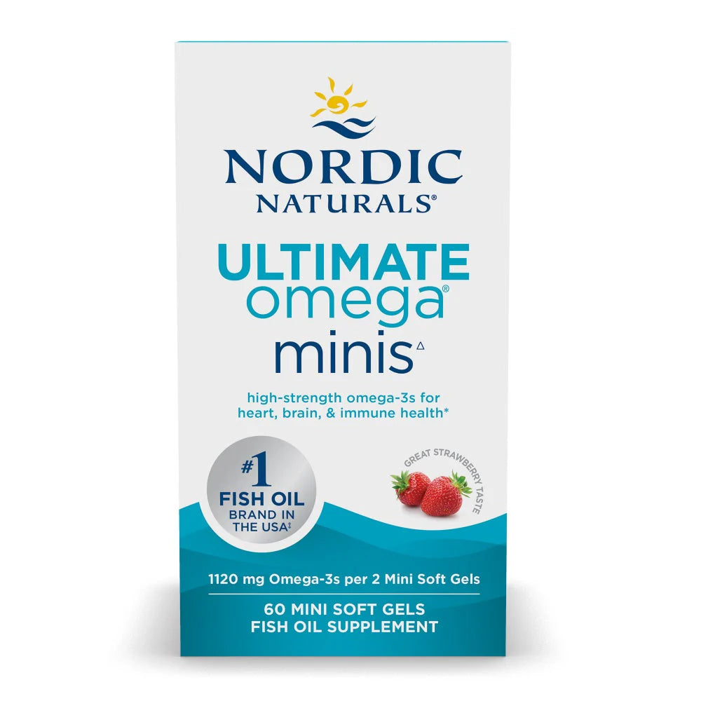 Nordic Naturals - Ultimate Omega® 2X Mini - Strawberry (formerly Ultimate Omega Minis) 60sg