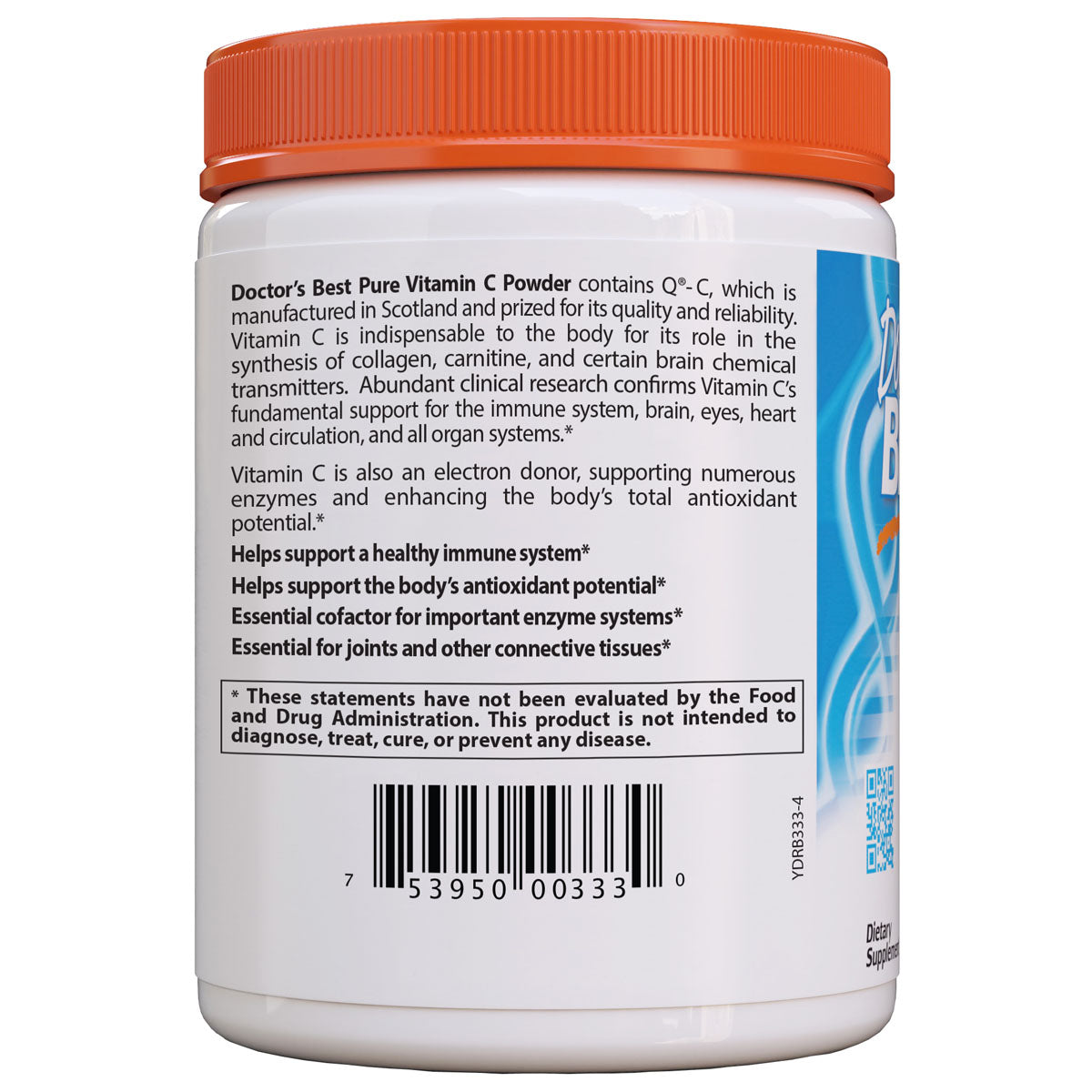 Doctor's Best - Vitamin C with Q®-C - Powder, 250g