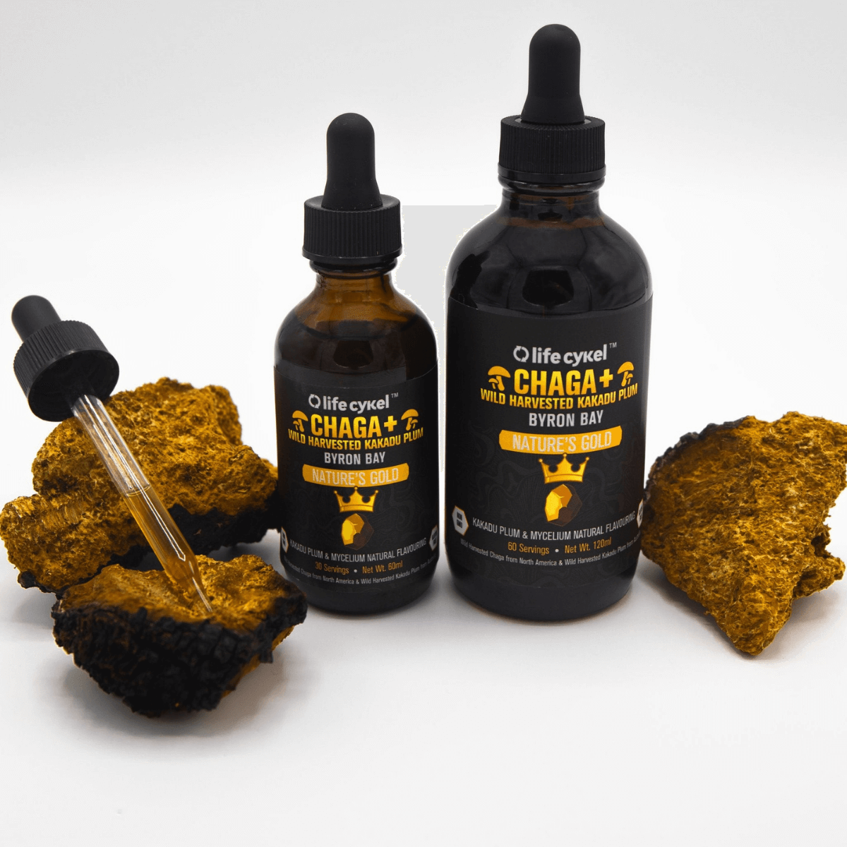 Life Cykel - Chaga Mushroom Liquid Extract - 60ml