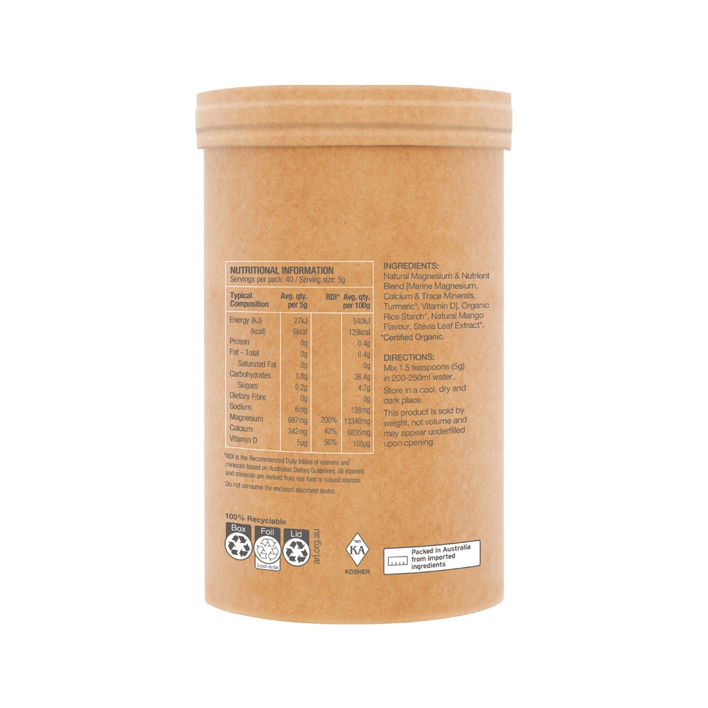 RAW REAL FOOD NUTRIENTS - Muscle Magnesium