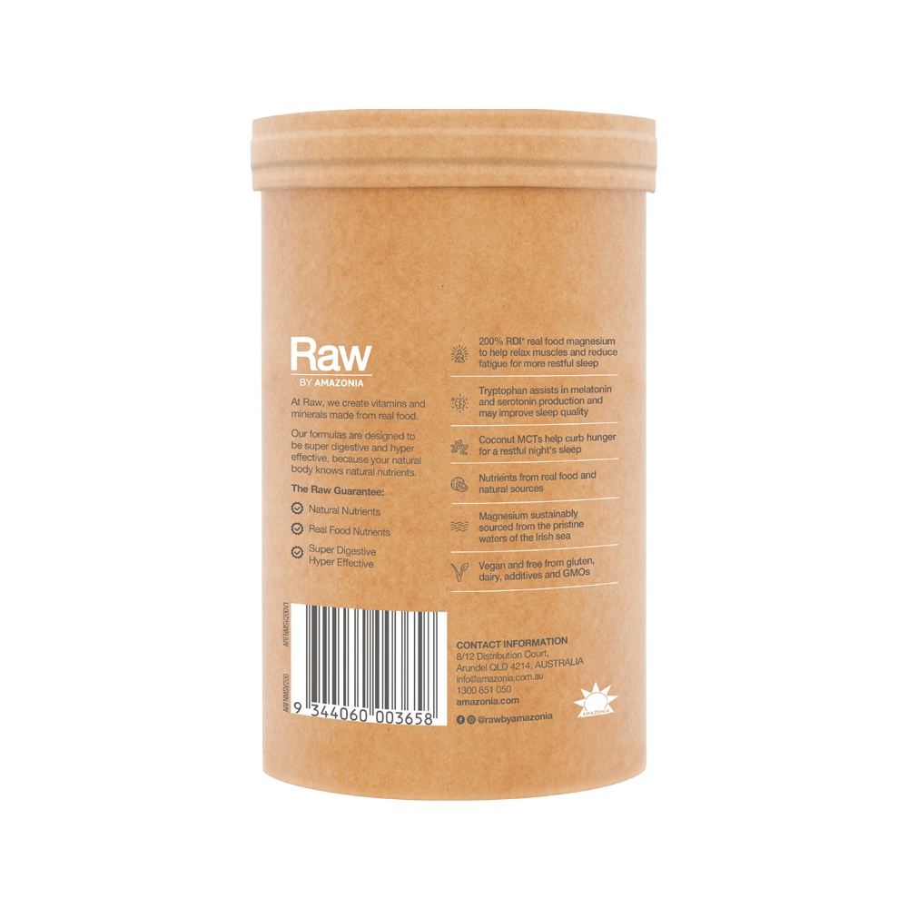 RAW REAL FOOD NUTRIENTS - Sleep Magnesium Dreamy Vanilla 200 g