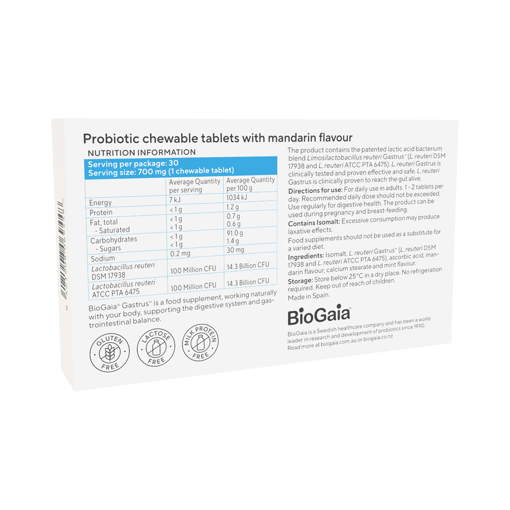 BIOPRACTICA - BioGaia Gastrus 30 t