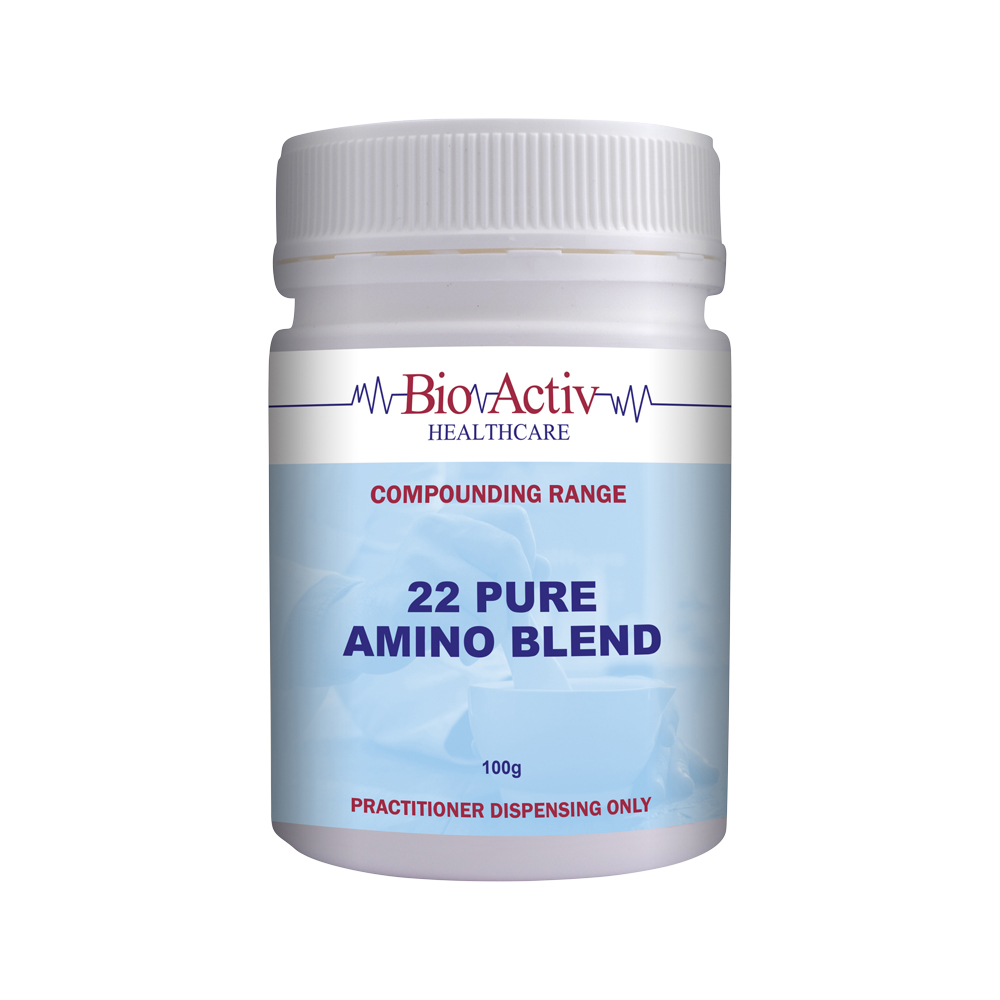 BIOACTIV HEALTHCARE - Compounding Range 22 Pure Amino Blend 100g