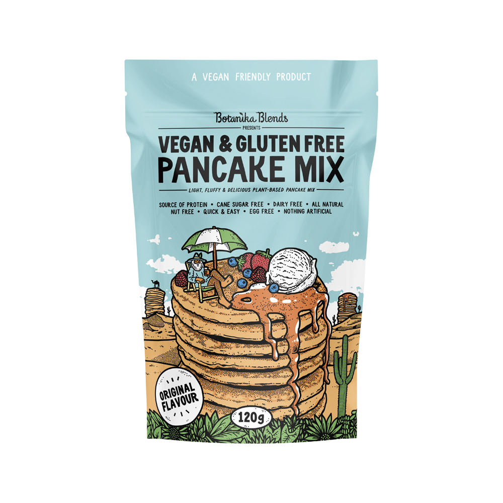 BOTANIKA BLENDS - Vegan & Gluten-Free Pancake Mix 120g