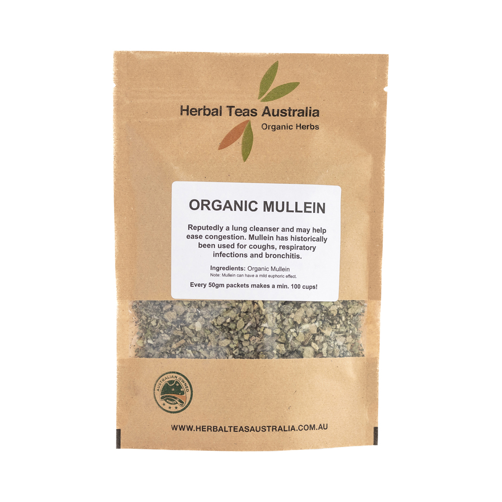 HERBAL TEAS AUSTRALIA – Organic  Mullein 50g