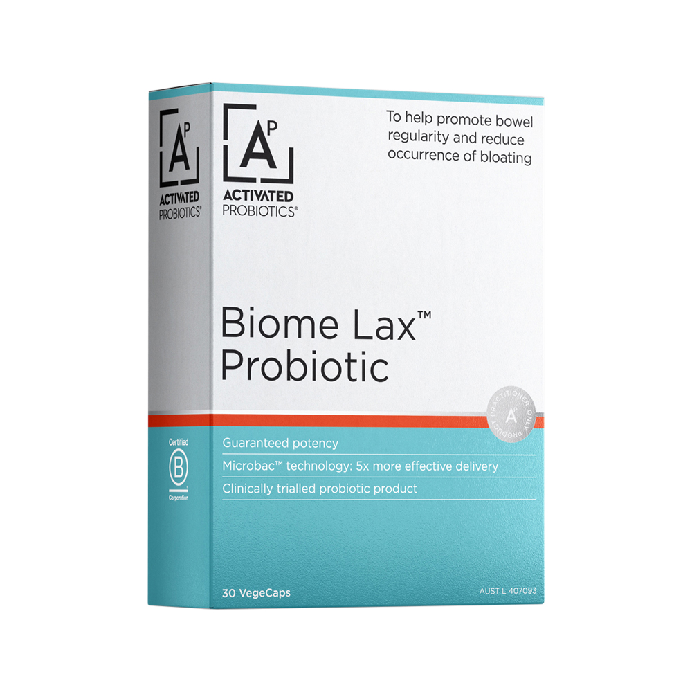 ACTIVATED PROBIOTICS – Biome Lax Probiotic 30c